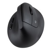 無線静音5ボタンBlueLEDエルゴマウス ブラック MUS-RKF251BK