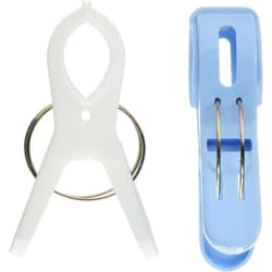 洗濯ばさみ 2個入り 物干し クリップ 毛布 バスタオル シーツ ブルー SL-22