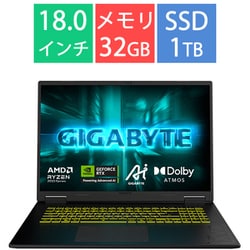 ゲーミングノートPC/GAMING A18/18型/Ryzen 7 260/GeForce RTX 5070/メモリ 32GB/SSD 1TB/Windows 11 Pro/ブラックスチール 3WHK3JPC94JP
