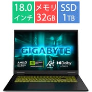 ゲーミングノートPC/GAMING A18/18型/Ryzen 7 260/GeForce RTX 5070/メモリ 32GB/SSD 1TB/Windows 11 Pro/ブラックスチール 3WHK3JPC94JP