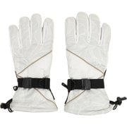 ソフトシェル防水手袋 レディース スキー スノーボード グローブ ホワイト WMサイズ SF-21