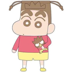 S2337827 [【限定】 ぬいぐるみ巾着 しんちゃん×バッドばつ丸]