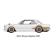 37021 1/24 JDM W3 1971 Nissan Skyline 2000 GT-R [ミニカー]