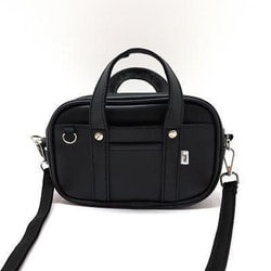 CONC-CO530 nui. スクールバッグ風ポーチ ブラック