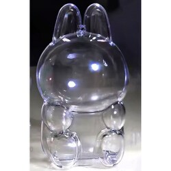 BE-2020 うさぎ透明ケース 座り