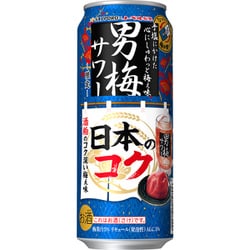 男梅サワー 日本のコク 500ml×24缶 [リキュール（発泡性）]