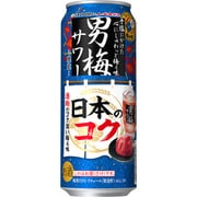 男梅サワー 日本のコク 500ml×24缶 [リキュール（発泡性）]