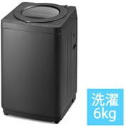 全自動洗濯機 6kg OSH fit ブラック ガチ落ち極渦洗浄 ラクとれLOW設計 ITW-60B01-B