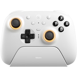 ゲーミングコントローラー 無線・有線接続 任天堂Switch/Switch2/WindowsPC対応 8BitDo Ultimate 2 Bluetooth White