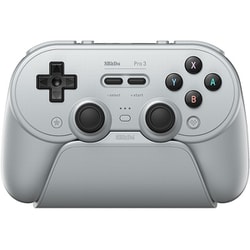 ゲーミングコントローラー 無線・有線接続 Switch/Switch2/Windows PC/MacOS/Android/iOS対応 8BitDo Pro 3 Bluetooth Gray