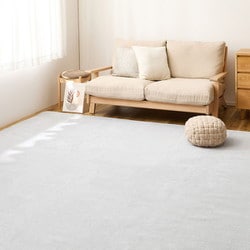 シェニールカーペット ランス グレー 約176×261cm 江戸間3帖