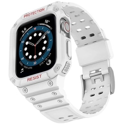 1753-384041-WHITE [Apple Watch 38/40/41mm ココショックバンド ホワイト]