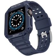 1753-384041-BLUE [Apple Watch 38/40/41mm ココショックバンド ブルー]