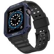 1753-384041-BLUEBLACK [Apple Watch 38/40/41mm ココショックバンド ブルーブラック]