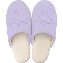 メリージェラート スリッパ ラベンダー 適応サイズ約24cm 洗える