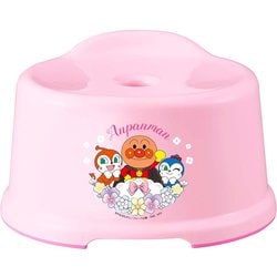 子供用 ふろいす 風呂椅子 バスチェア アンパンマン ピンク 幅25.3×奥行22×高さ15.3cm 日本製 BA-12