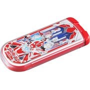引フタトリオ ウルトラマン ウルトラヒーローズ 箸 16.5cm スプーン フォーク ケース付き 抗菌 Ag 食洗機対応 幅19.7×奥行8.4×高さ1.9cm 日本製 CT-20