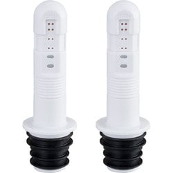 携帯小型エチケットウォッシャー 2個入 おしり洗浄 シャワー ペットボトル装着 電池充電不要 手動 トイレ 収納袋付属 IMP416