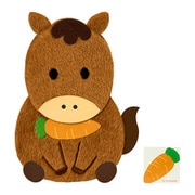 ポチ袋 フカフカ ウマ 092622