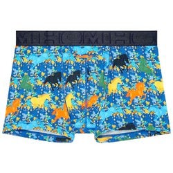 アジア限定ボクサー M 80～88cm 日本サイズL相当 ブルー HMB753012 （235）