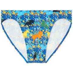 アジア限定ブリーフ M 80~88cm 日本サイズL相当 ブルー HMR753011 (235)