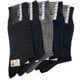 ビジネスソックス 5足組 ヘリンボーンアソート ブラック/チャコール/ネイビー RNM650007 （903）