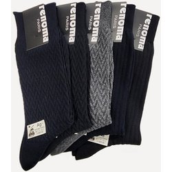ビジネスソックス 5足組 リブ×ヘリンボーンミックスアソート リブブラック/リブネイビー/ヘリンボーン柄ブラック/ヘリンボーン柄チャコール/ヘリンボーン柄ネイビー RNM650008 (904)