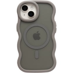 iPhone 15用 スマホケース PH-MWF-IP15-GR 661-057246