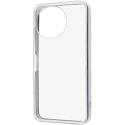 AQUOS sense10/sense9用 衝撃吸収 バンパー メタリック ハイブリッドケース シルバー RT-AQM7CC16/SVM