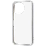 AQUOS sense10/sense9用 衝撃吸収 バンパー メタリック ハイブリッドケース シルバー RT-AQM7CC16/SVM