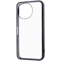 AQUOS sense10/sense9用 衝撃吸収 バンパー メタリック ハイブリッドケース ブラック RT-AQM7CC16/BM