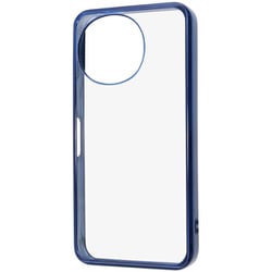 AQUOS sense10/sense9用 衝撃吸収 バンパー メタリック ハイブリッドケース ブルー RT-AQM7CC16/AM