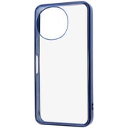 AQUOS sense10/sense9用 衝撃吸収 バンパー メタリック ハイブリッドケース ブルー RT-AQM7CC16/AM