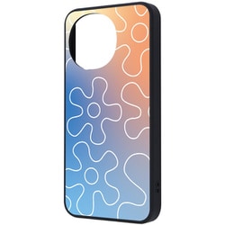 AQUOS sense10/sense9用 maru 衝撃吸収 バンパー ハイブリッドケース オハナ IQ-CAQM6K4TB/OHN