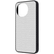 AQUOS sense10/sense9用 maru 衝撃吸収 バンパー ハイブリッドケース ウロコホワイト IQ-CAQM6K4TB/URKW