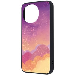 AQUOS sense10/sense9用 maru 衝撃吸収 バンパー ハイブリッドケース サンセット IQ-CAQM6K4TB/SST