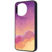 AQUOS sense10/sense9用 maru 衝撃吸収 バンパー ハイブリッドケース サンセット IQ-CAQM6K4TB/SST