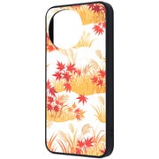 AQUOS sense10/sense9用 maru 衝撃吸収 バンパー ハイブリッドケース モミジ IQ-CAQM6K4TB/MMJ