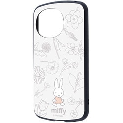 AQUOS sense10/sense9用 ミッフィー 超! 保護ケース MiA 衝撃吸収 バンパー ハイブリッドケース フラワー IN-BAQM7AC4/MF49