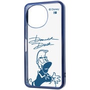 AQUOS sense10/sense9用 ディズニー 衝撃吸収 バンパー メタリック ハイブリッドケース ドナルドダックサイン_メタリック IN-DAQM7MCC1A/DD7