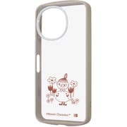 AQUOS sense10/sense9用 ムーミン Puffull 衝撃吸収 バンパー ハイブリッドケース ミイ IN-AAQM7CMD2BE/MYM