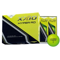 XXIO HYPER RD ライムイエロー 2025年モデル [ゴルフボール 1ダース 12球入り]