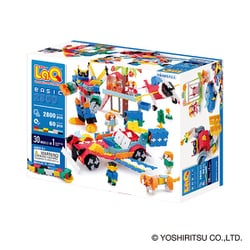 L009500 LaQ（ラキュー） ベーシック 2800 NEWプラスチックコンテナVer. [ブロック玩具]