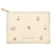09230 フラットポーチ ポーチ ジョイフルビットうさぎ flatpouch2