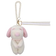 ピーナッツ Cacao ちょっこりさん バッグチャーム スヌーピー(ホワイト&ストロベリー) 対象年齢:6歳~