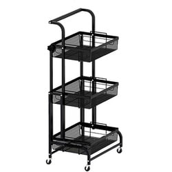 キッチンワゴン ブラック ny374-bk