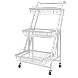 キッチンワゴン ホワイト ny374-wh