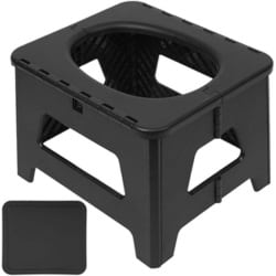 スツール簡易トイレ ブラック bs009-bk