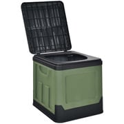 防災用 抗菌簡易トイレ 12回分 カーキ sg049-kh