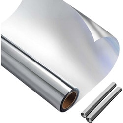 ガラスフィルム2枚セット 防犯飛散防止 シルバー